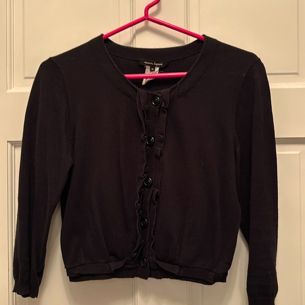 Nanette Lepore Cropped Sweater size M
